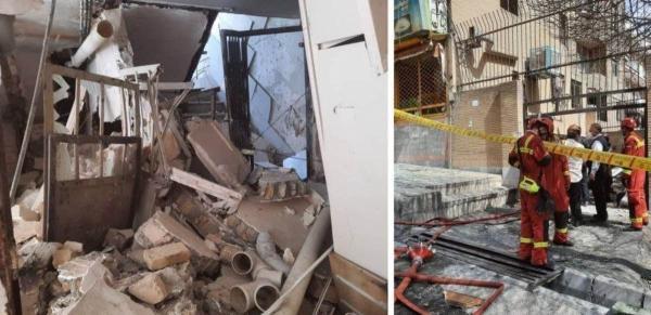 انفجار گاز در جنت آباد شمالی انفجار گاز در جنت آباد شمالی